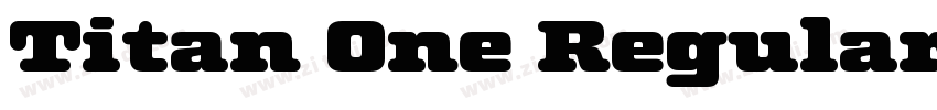 Titan One Regular字体转换